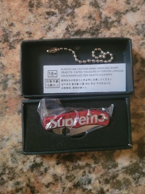 Supreme x Spyderco Bug Knife Red new 26SS sold out in hand