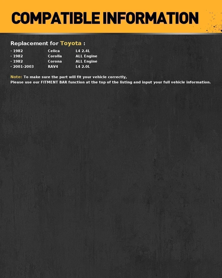 Alternador nuevo 13959N 100 amp para Toyota Corolla 1982 y Toyota Celica 1982 2,4 L Foto 2 de 4