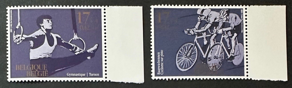 BELGIUM  B1161 - B1162  Beautiful   Mint  NEVER  Hinged  MARGIN Set