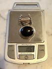 Vintage Sterling Silver 925 Black Onyx Pendant Charm Antique 10.2 Grams Unique — photo 1