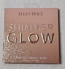 New ELLEN TRACY - SHIMMER/GLOW Complexion Palette - Highlight, Bronze  Blush