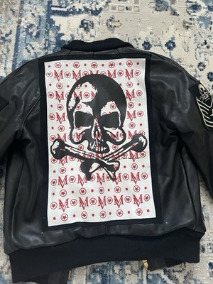 Vanson Leather Varsity Jacket w/ Marc Vachon Patches • Sz 34 | eBay