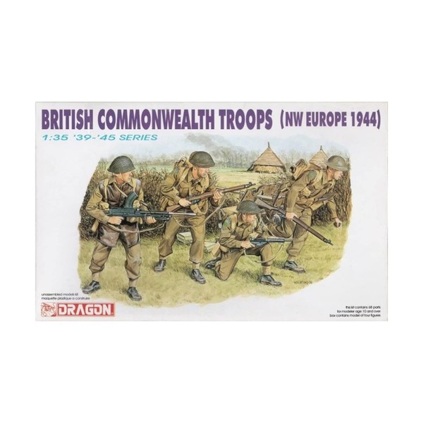 Commonwealth Troops 1:35 Figuren Plastik Modellbausatz Dragon Models-image