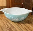 Vintage Pyrex 4 Qt. Amish Butterprint Mixing Bowl Cinderella Color