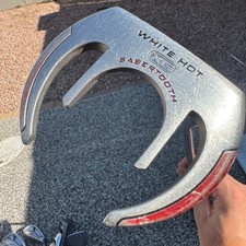 Odyssey White Hot XG Sabertooth Mallet Putter Steel Shaft Golf Club 32.5"