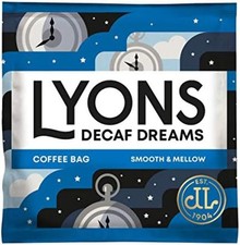 Lyons Decaffeinated Coffee Bags Bulk Buy (150)
