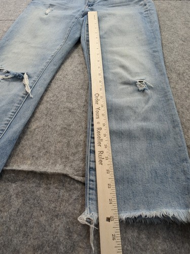 J Crew Jeans Damen Größe 26 Slim Broken In Boyfriend Distressed & Fransen - Bild 2 von 12