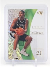 TIM DUNCAN 1997-98 SKYBOX EX-2001 BASKETBALL ROOKIE SPURS #75 B RC Q3522