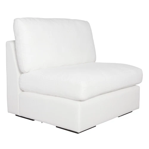 Uttermost Refuge Armless Arctic White Sofa - Picture 4 of 6
