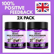 Dog Multivitamin Chews – 15-in-1 Vitamins & Joint, Skin, Coat, Heart, Digestion