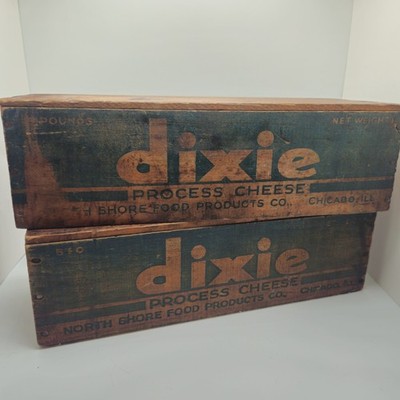 DIXIE CHESSE BOX 5LB CHICAGO ILL Two Boxes