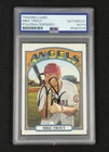 Mike Trout Signed 2021 Topps Heritage Baseball Card #169 PSA DNA Auto Angels