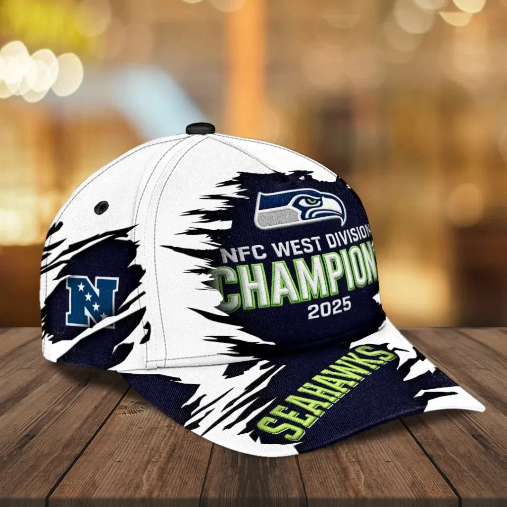 Seahawks 2025 NFC West Champions Classic Baseball Cap