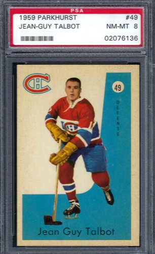 Jean Guy Talbot #49 1959 Parkhurst card