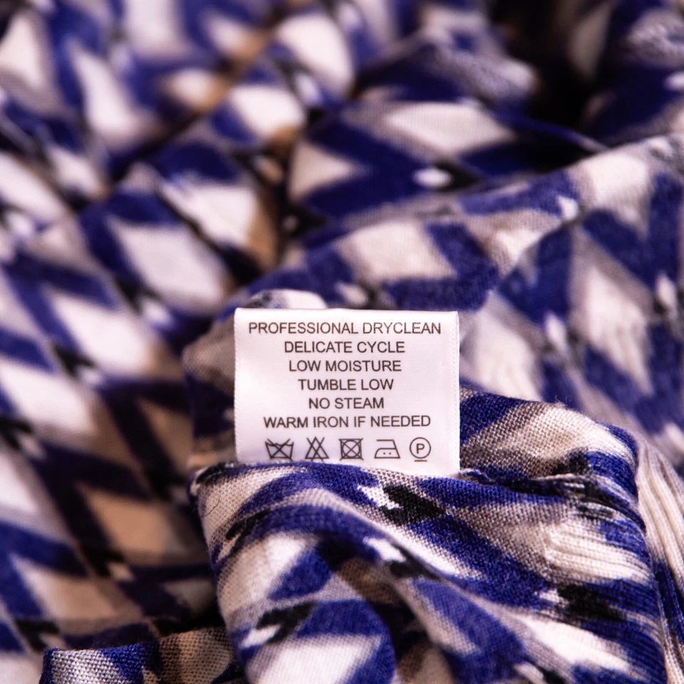 Cárdigan Suéter Tory Burch Tejido de Lana Elastizado Estampado Geométrico Cuello en V S Foto 4 de 4