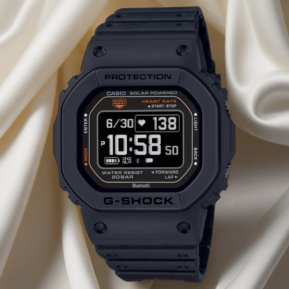 CASIO Men Watch G-SHOCK DW-H5600-1JR G-SQUAD Sport Bluetooth CASIO Men Watch G-SHOCK DW-H5600-1JR G-SQUAD Sport Bluetooth