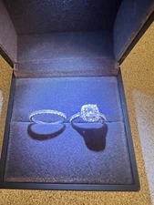 1-3/4 CT. T.W. Princess-Cut Diamond Frame Bridal Set in 14K White Gold