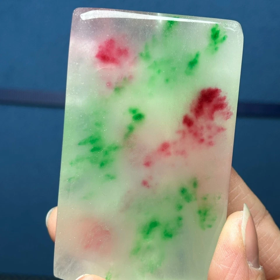 Real Natural Perfect High Ice Jade Jadeite landscape Pendant&Necklace - Image 4 of 4