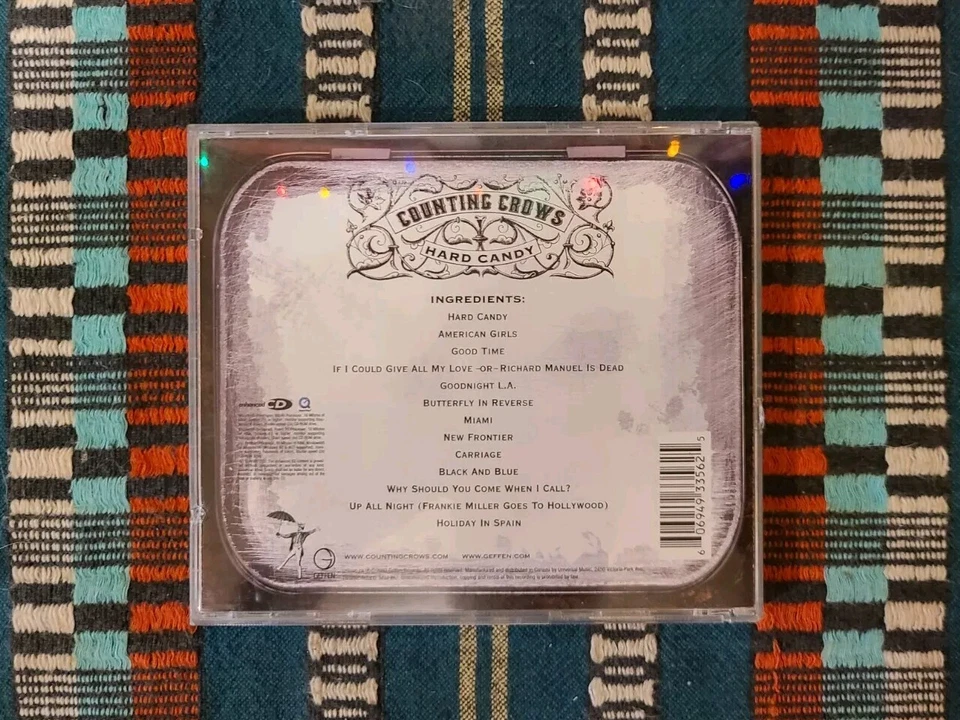 Counting Crows - Hard Candy (CD, Album) Geffen CAN Like New Used NM Condition - Image 2 of 3