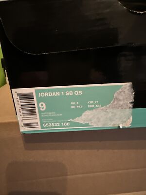 Size 9 - Jordan 1 Retro SB QS x Lance Mountain White 2014