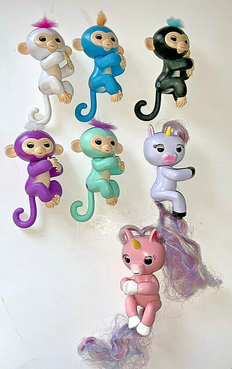 Wow Wee - Fingerlings - bébé singe Ouistiti interactif, 12cm