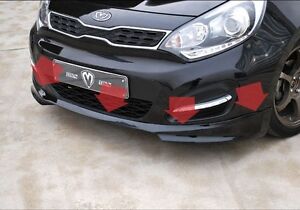 Front Bumper Lip Skirt Unpainted 1p For 12 15 Kia Rio Hatchback 5door Ebay