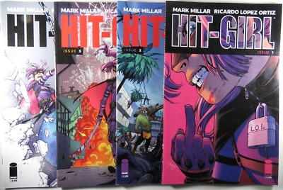 HIT-GIRL (4) comic set #1 2 3 4 iMAGE 1st print 2018 complete story arc run