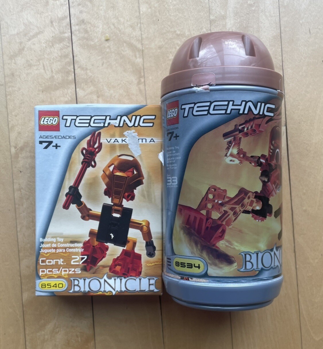 Lego Bionicle 8534, 8540  Complete Sets 