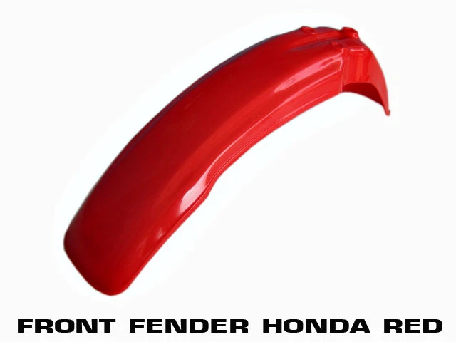 Fit HONDA XL350 XL250 XL125 XL100 RED FRONT FENDER #BI1182# - Image 3 of 4