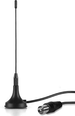 Digital TV Antenne DVB-T2 mit Magnetfuß Mini DVB-T Tragbar Portable