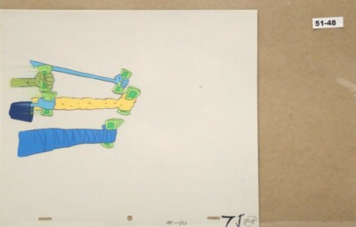 Beetlejuice Original Production Drawing And Cel 51-48 Used Cond.