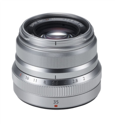 Fujifilm Fujinon XF 35 mm F2.0 WR Silberobjektiv Offizielle Fujifilm-Garantie