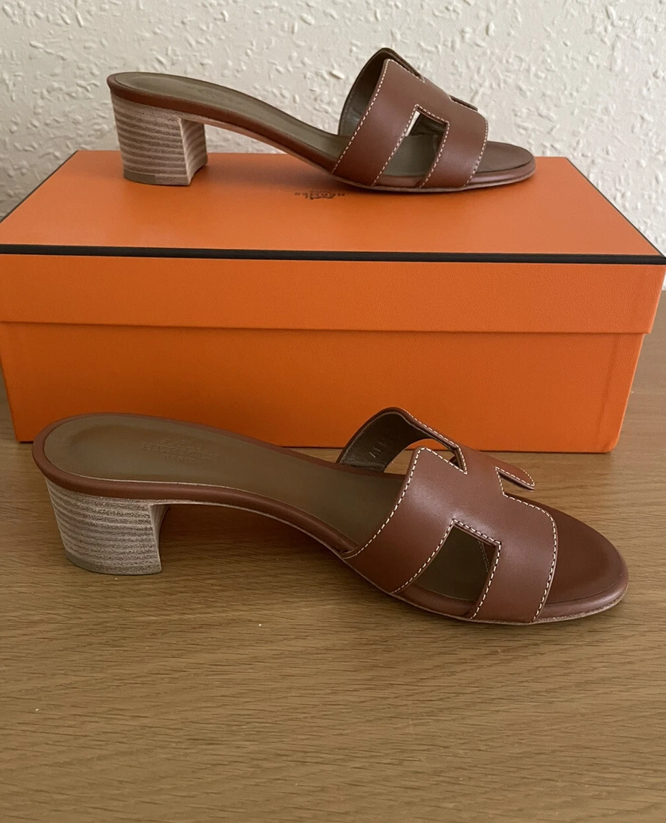 Hermes oasis sandals brown Clearance