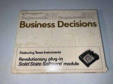Vintage/Rare Texas Instruments TI 58/59 Business Decisions Library NEW OLD STOCK