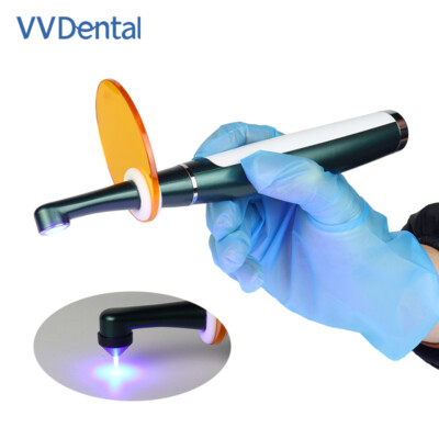 Dental 1s Curing Light LED Teeth Resin Cure Lamp Wireless Cordless 2500mw Tools