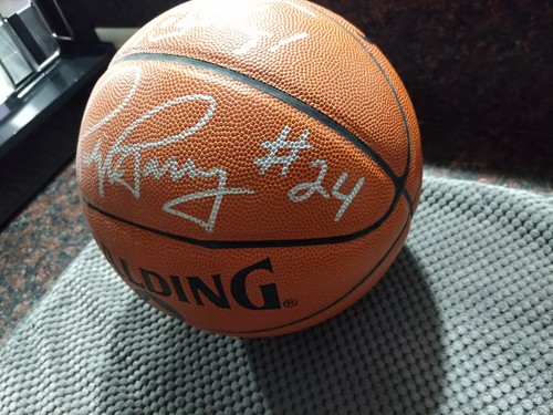 rick barry signed and inscribed fullsize basketball warriors jsa AB24835 - Picture 4 of 6