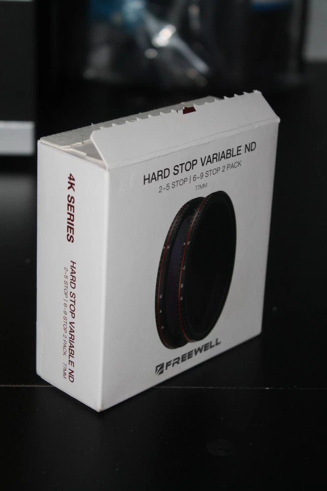 Freewell magnetic 77mm Hard Stop Variable ND Filter 2 to 5 Stop & 6 to 9 - Image 2 of 4