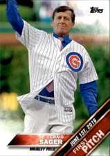 Craig Sager 2016 Topps Update First Pitch Card #FP-9