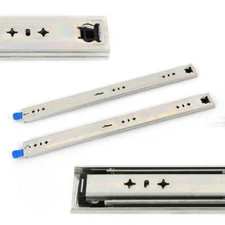 32 Inch Drawer Slide Ball Bearing 266lbs Full Extension Heavy Duty With Lock