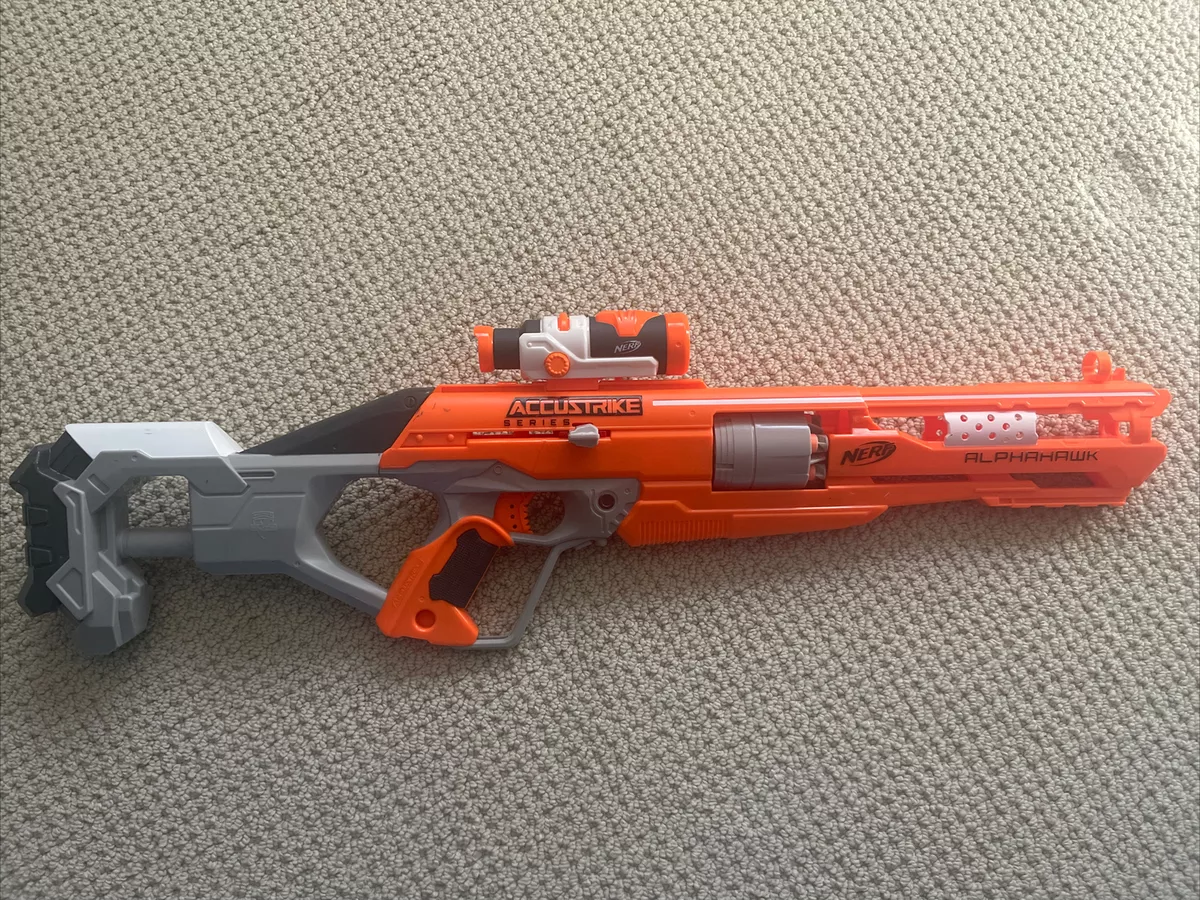 AlphaHawk (NERF N-Strike Elite Accustrike revolver dart sniper