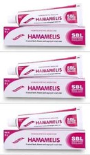 3 x SBL HAMAMELIS Ointment 25g Cream Homeopathic Piles Haemorrhoids Wellness
