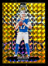 Josh Allen 2024 Panini Mosaic Reactive Yellow Parallel Buffalo Bills #22