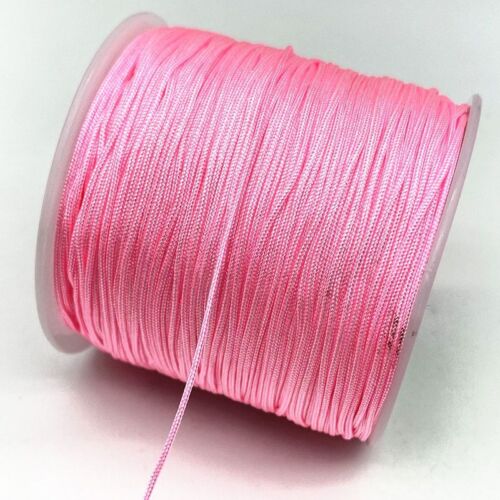 Nylon Cord Thread Chinese Knot Macrame Bracelet Braided String DIY Jewelry 0.8mm - Picture 36 of 50