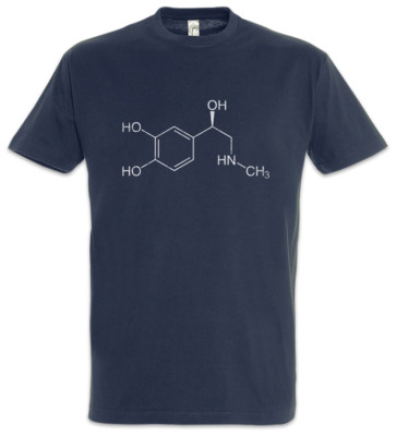 Adrenalin Molecule Lifting T-Shirt Chemistry Chemist Science Scientist Formula
