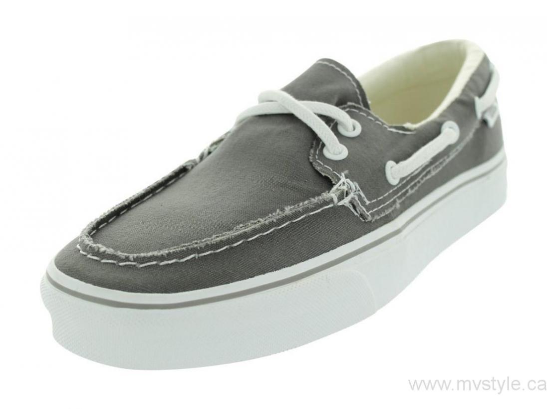 VANS ZAPATO DEL BARCO PEWTER/TRUE WHITE BOAT CASUAL CANVAS  display picture 2