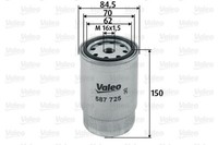 Valeo 587725 Kraftstofffilter FüR KIA Hyundai
