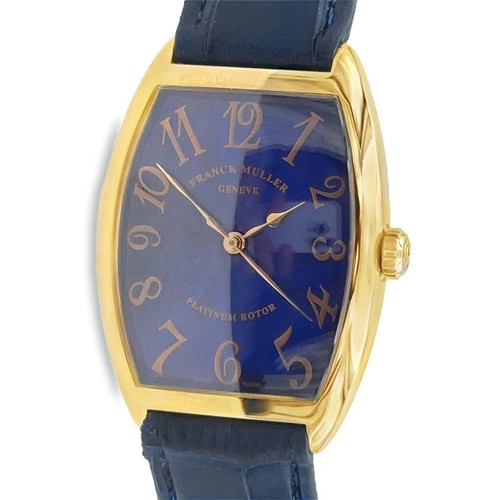 Limited 18K Franck Muller Enamel Dial Automatic Wristwatch Model 2852 SC