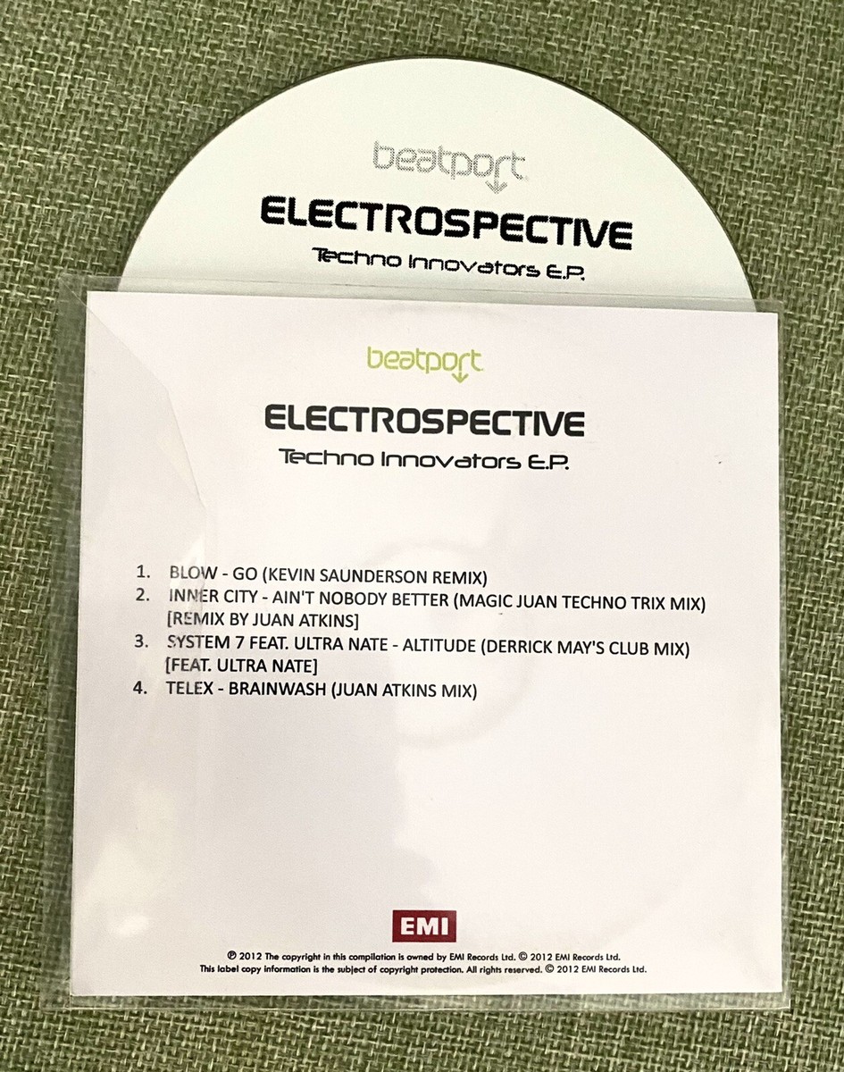 Electrospective: Techno Innovators ** PROMO CD EP ** Telex Blow System