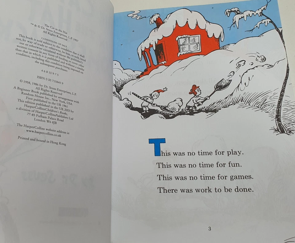 The Cat In The Hat Comes Back by Dr Seuss c2003 PB Green Back Beginner Readers - Image 3 of 4