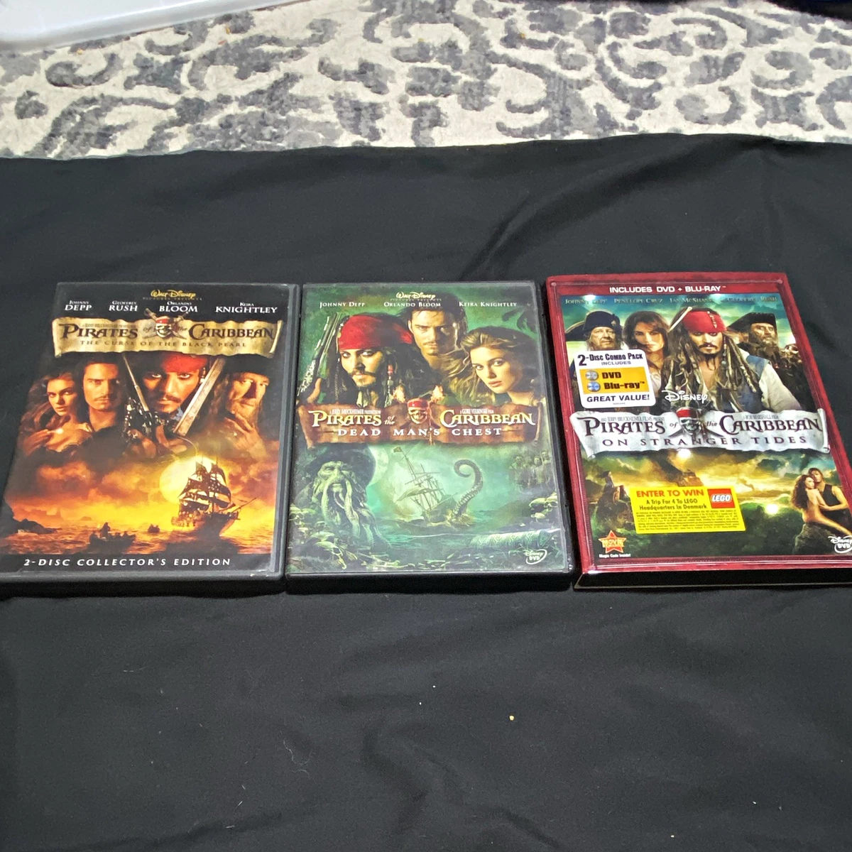 Pirates of the Caribbean Collector's Edition DVDs & Blu-ray Discs